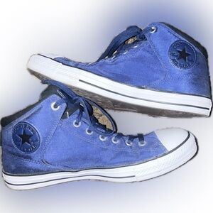 Converse Navy Canvas High-Tops